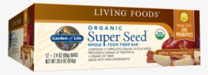 658010112130 - Garden Of Life - Organic Super Seed Fiber Bars Box #2353369