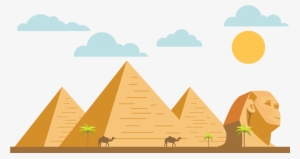 Great Sphinx Of Giza Egyptian Pyramids Great Pyramid - Pyramid Of Giza Cartoon #2353433