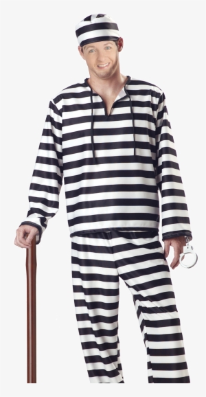 My First Week In Power* - Jailbird Costume - Size Large #2353996