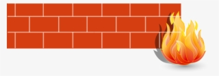 This Graphics Is Firewall 2d About Brick, Computer, - Firewall Clipart #2354907