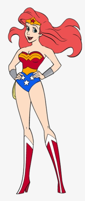 Princess Ariel As Wonder Woman By Darthraner83 - Ariel As Wonder Woman #2354909