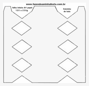 Caixa Bala Png - Molde Caixa Bala Png #2355123