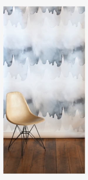 Tidal - Blue Graphic Wallpaper Interior Design #2355323