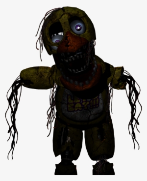 Fnaf 4 Chica Png Black And White Download - Five Night At Freddy's Personnage #2355504