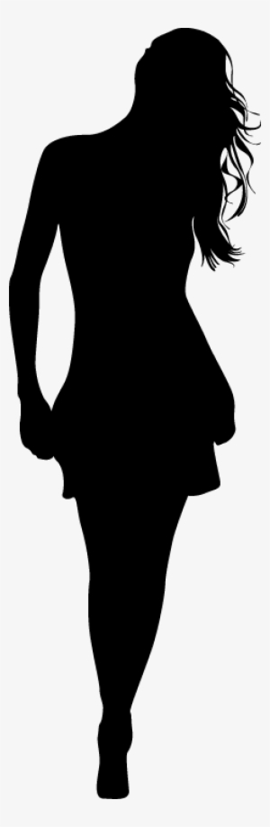 Hair Down Girl Silhouette Sticker - Siluetas De Chicas Png #2355938