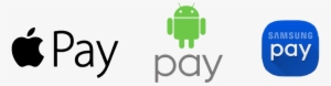 Apple Pay, Android Pay, Samsung Pay Icons - Apple Pay Android Pay Logo #2356197