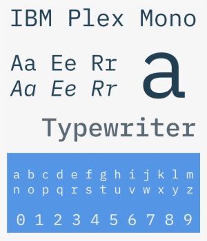 Ibm Plex Mono Sample - Ibm Plex Serif V #2356384