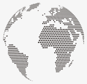 World Vector Png Download - Dotted Globe Free Vector #2356749