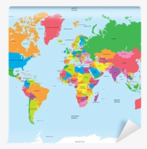 Political Map Of The World Vector Wall Mural • Pixers - A4 Map Of The World #2356963 Political Map Of The World Vector Wall Mural • Pixers - A4 Map Of The World #2356963