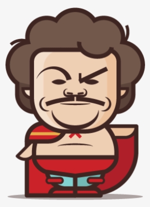 Black And White Download Loogmoji Loogart Of Nacho - Nacho Libre Cartoon #2358172