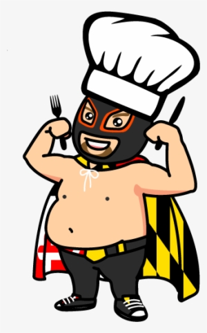 Carne Cartoon Chef Man Flexing - Meat #2358510