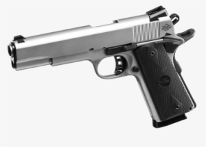 51448 1911 A1 Rock Std Matte Nickel Fs 45acp Leftangled - Rock Island Armory 1911 #2358803