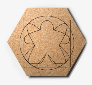 Set Of 7 Cork Pads “meeple Da Vinci” - Cork Board Journal [book] #2358823