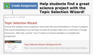 Assign The Topic Selection Wizard - Display Board #2359457