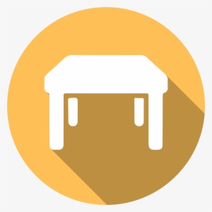 Table Icon Circle Png #2359829