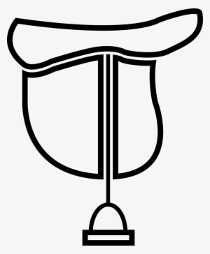 Horse Saddle Comments - Outline Of A Saddle #2360033