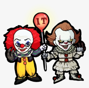 Clown Clipart Halloween - Pennywise Twins #2360415