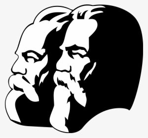 Open - Karl Marx And Friedrich Engels Png #2360646