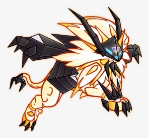 Edited My Solgaleo And Lunala Illustrations Today After - Pokemon Ultra Solgaleo #2360746