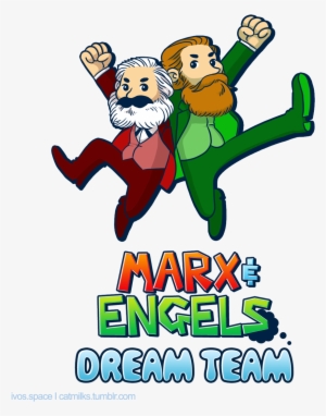 I Was Inspired By The Concept Of Engels As 'the Luigi - Marx Engels Mario Luigi #2361397
