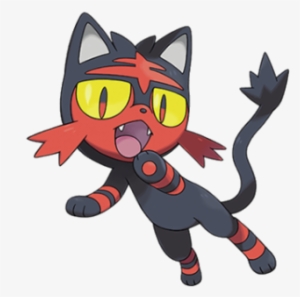 Lunala Wikidex Fandom Powered By Wikia - Pokemon Ultra Sun Litten #2361451