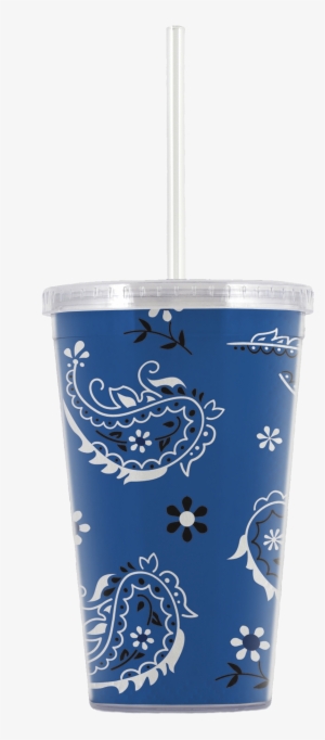 Blue Bandana Beverage Napkins (16) #2361947