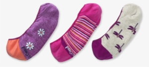 3-pack Women's Daisy & Dragonfly Liner Socks - Sock #2362187