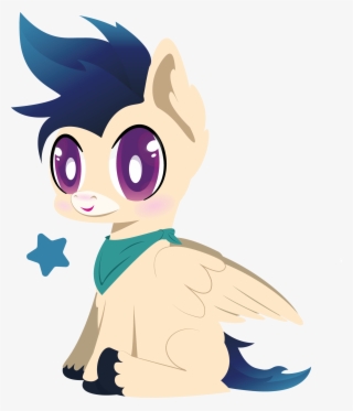 Lordswinton, Bandana, Blue, Chibi, Clydesdale, Commission, - Cartoon #2362229