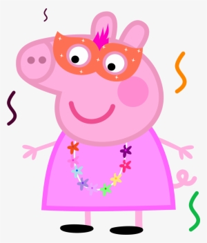 Peppa Pig Carnaval - Peppa Pig Friend Elephant Face #2362339