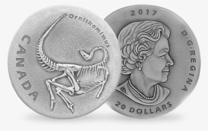 Combine Your Love Of - 2017 Fine Silver 20 Dollar Coin - Ancient Canada: Ornithomimus #2363499