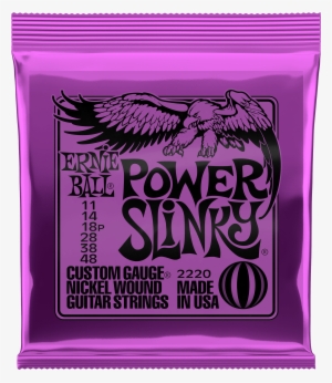 Power Slinky Nickel Wound Electric Guitar Strings - Ernie Ball Power Slinky Strings #2364007