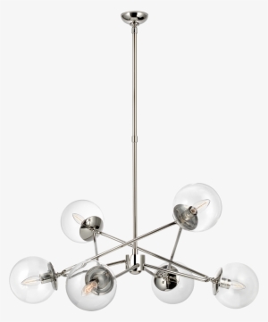 Turenne Large Dynamic Chandelier In Polished Nickel - Aerin Turenne Large Dynamic Chandelier #2364118