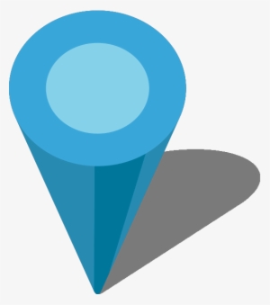 Location Map Pin Light Blue7 - Blue Location Icon Png #2364169
