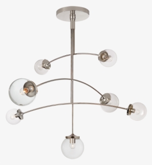Prescott Large Mobile Chandelier In Polished Nickel - Prescott Large Mobile Chandelier In Various Finishes #2364280