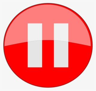 Small - Red Pause Button Png #2364366