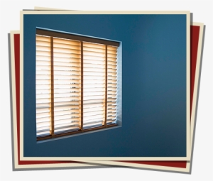 Window With Blinds - Window Treatment #2364725