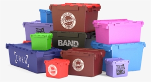 A Selection Of Plastic Moving Crates, Storage Crates - Family Plastic Crate #2365168