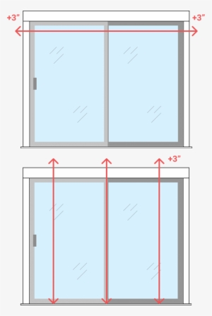 For Outside Mount Vertical Blinds, Measure The Width - Window Blind #2365355