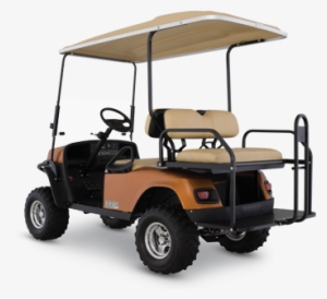 With Its Rear Facing Bench Seat And Powerful Electric - Golf Cart #2365983