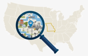 Missouri's Safest Cities - Big Cities Are Surrounded By Suburbs Clipart #2366004