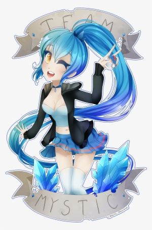 Team Mystic By Cynical Pancake - Team Mystic Anime Girl #2367409