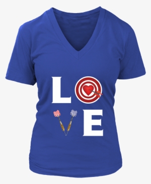 Darts - Iceman (ladies) - District Womens V-neck / Royal Blue #2367786