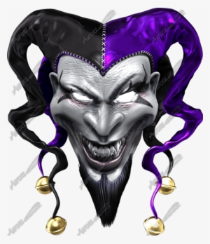 Evil Jester - Evil Demon Skull Transparent #2367827