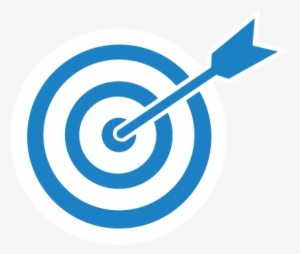 Goals Clip Black And White Career - Blue Transparent Target #2367855