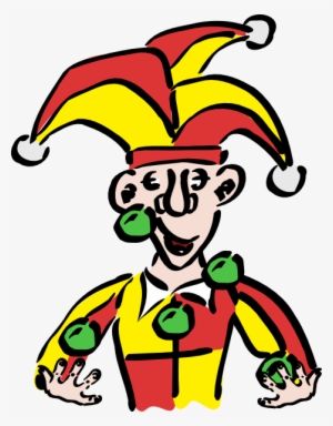 Jester Clipart Animated - Juggling: Journal Notebook, 6 X 9 Inches, Lined Pages #2368131