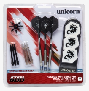 90% Tungsten 35 Piece Pack - Unicorn Steel 700 Dart Set #2368472
