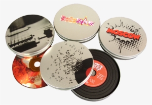 Cds In Printed Metal Tins #2368671