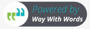 Powered By Way With Words - Graphic Design #2369242