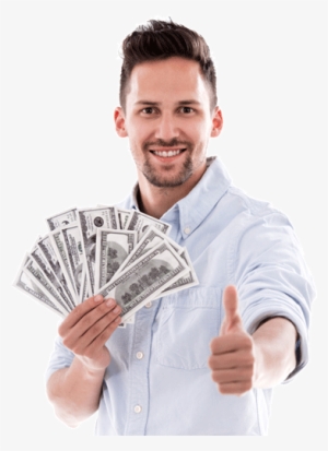 No Hidden Fees - Guy With Money Png #2369445