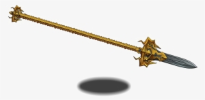 Medieval Spear Free Png Image - Aqw Golden Spear #2369754